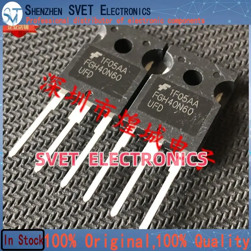 10PCS-50PCS  FGH40N60UFD  TO-247 600V 40A   Quick Delivery  Fast shipping