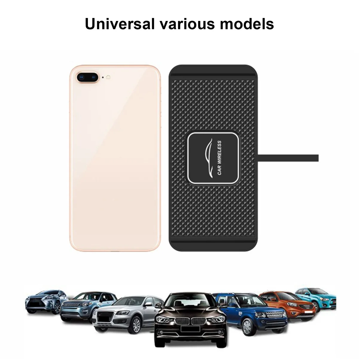 

A02R! 15W Car Wireless Charger Phone Car Chargers for iPhone Samsung Wireless Induction Vehicle Fast Charging Holder