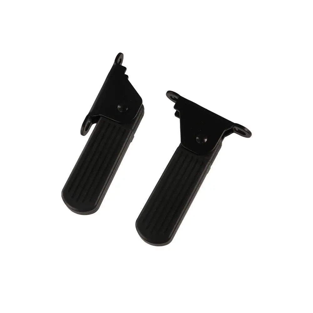 1 Para Czarnych Stabilnych Pedałów Tylnej Roweru Wygodne Antykorozyjne Uniwersalne Plastikowe Pedały Tylnej Roweru Składany Rower