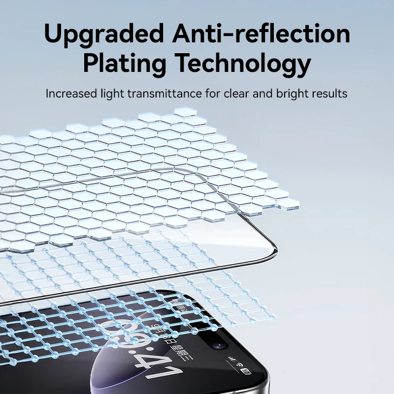 Szkło Joyroom 9D do iPhone 17 Pro Max HD Folia Ochronna na Ekran Pełnoekranowa Szkło Hartowane do iPhone Serii 11-17 — zdjęcie produktu 3