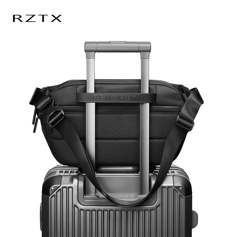 Chest Bag Crossbody Bag Men's Waist Bag Fashion Small Shoulder Bag Large Capacity Waterproof Messenger Bag Folding Travel Bag view 6