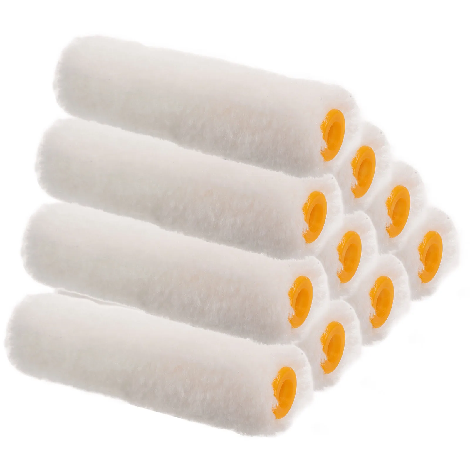

10pcs Durable Paint Roller Sleeves Mini Paint Roller 4 Inch Wall Painting Tools Replaceable Covers House Decorate Sponge Rollers