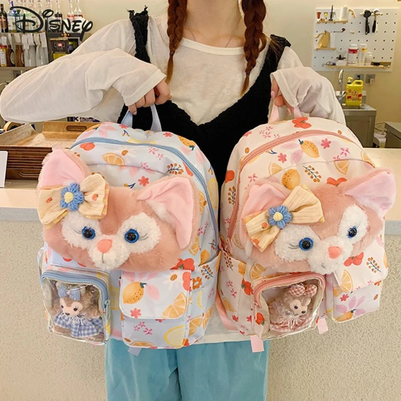 

Disney Tamiflu New Women's Backpack Fashion High Quality Lightweight Student Backpack Cartoon Versatile Girl Storage Backpack