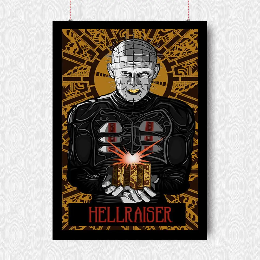 

Картина из фильма ужасов HELLRAISER, художественный холст, плакат для гостиной, Декор, домашняя Настенная картина