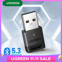 UGREEN USB Bluetooth 5.3  Dongle Adapter for PC Speaker Wireless Mouse Keyboard Music Audio Receiver Transmitter Bluetooth