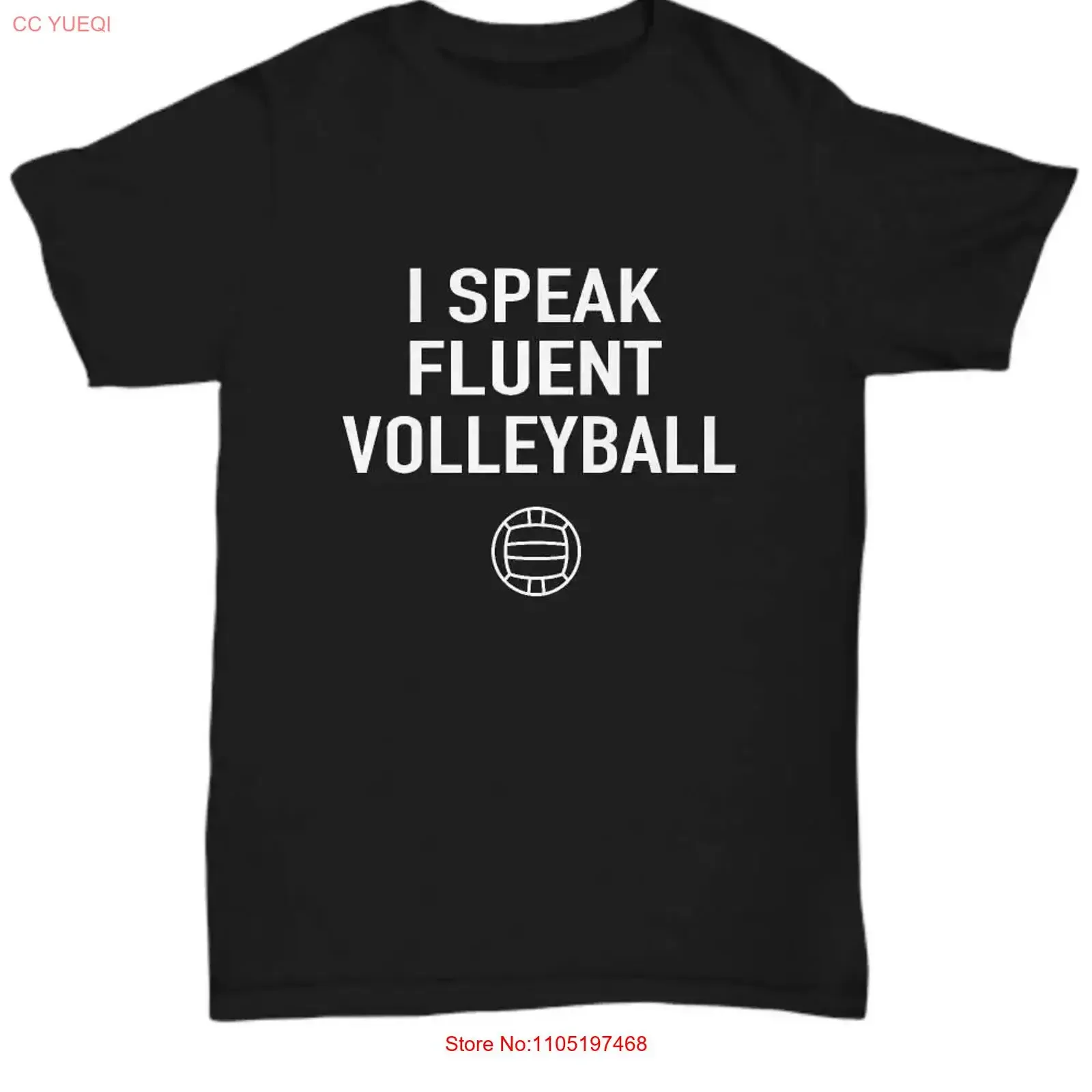 

I SPEAK FLUENT VOLLEYBALL T Shirt Player Fan Funny vintage Washed Stretched Top For Everyday Wear Slightly designer clothes