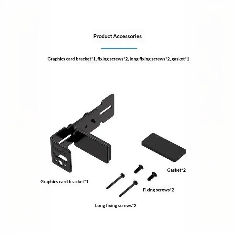 1Pcs Adjustable Metal GPU Anti Sag Bracket 6 To 96mm Height Adjustment Non Slip Pad For Seaview PC Case