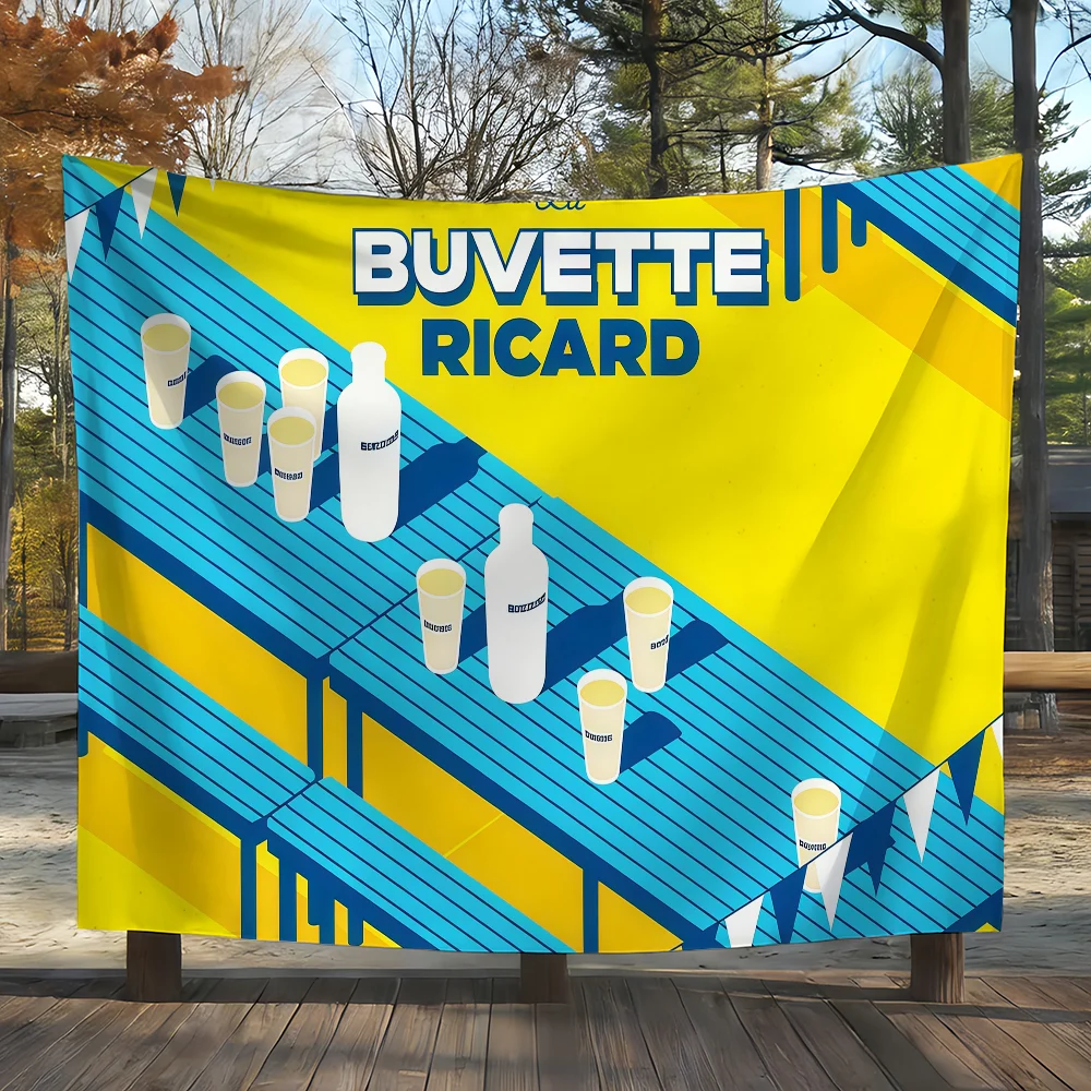 Fashion R-Ricard  flag Suitable For Party Club Outdoor Interior Wall Decoration Banner Fans Gift view 2