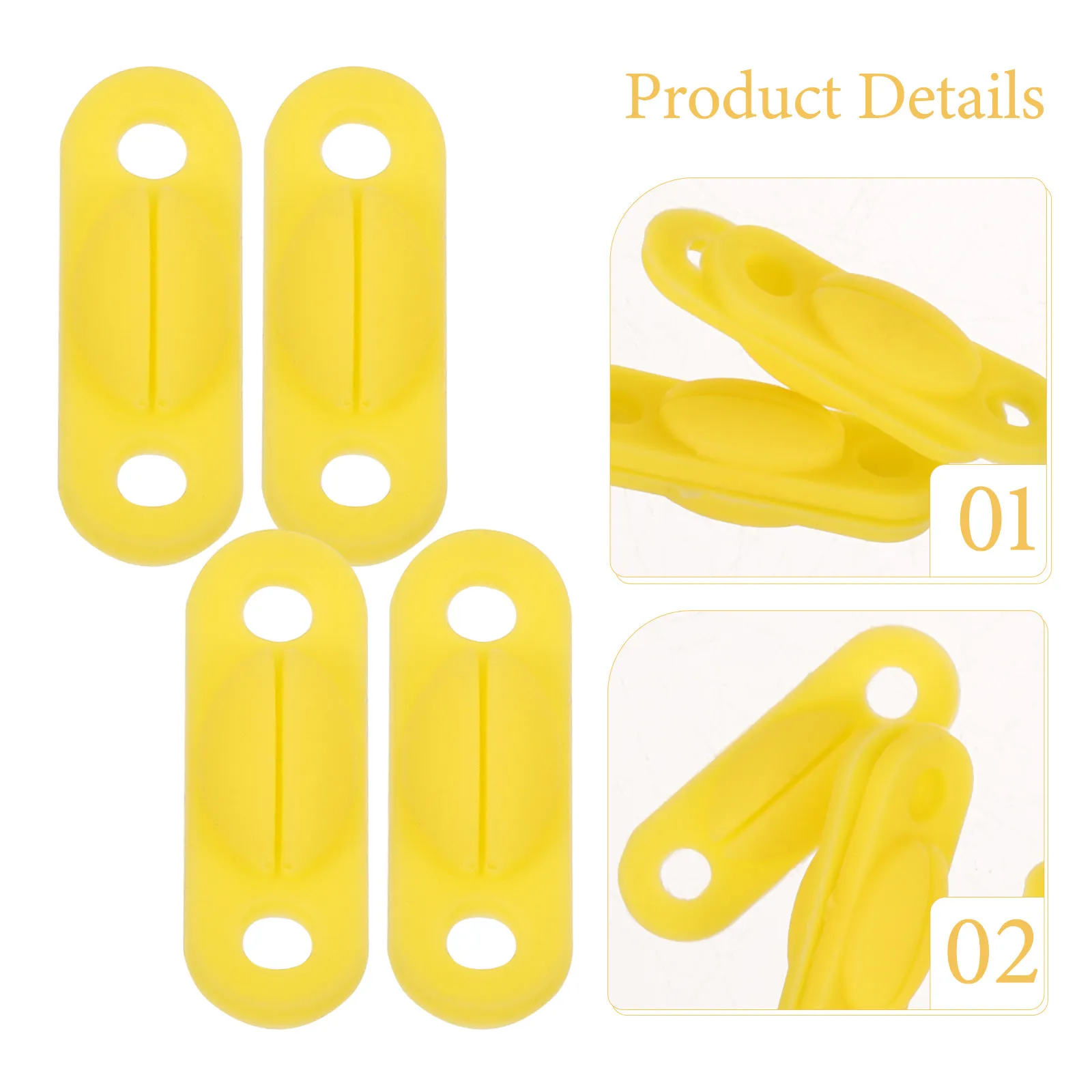 

100 шт. защитных колпачков для струн бадминтонных ракеток, прочные пластиковые заглушки с отверстиями для надежной установки струн, простое крепление