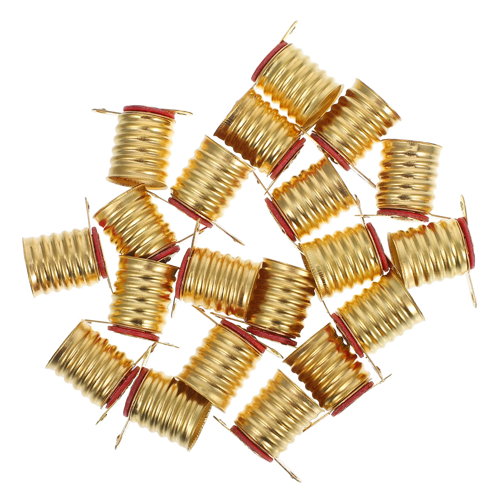 

20Pcs Bulb Socket Mini LED Screw Base Holder Easy Wiring Simple Installation Versatile Applications Student Lab Equipment