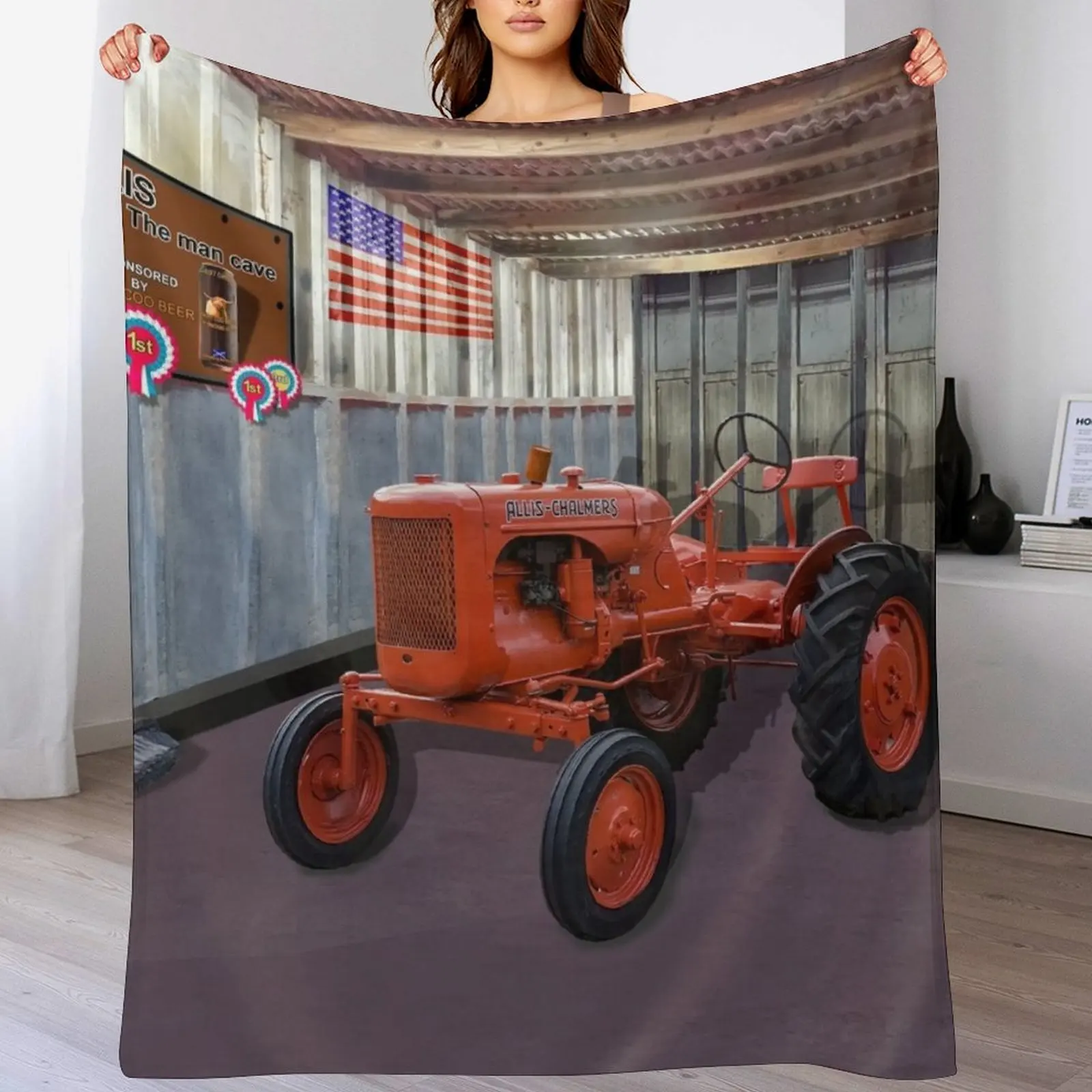 Allis Chalmers tractor Throw Blanket