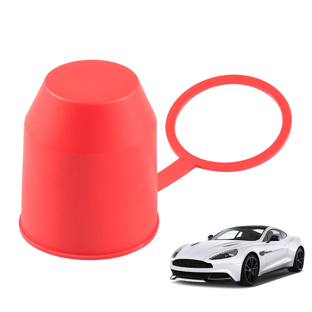 Car Trailer Ball Cap Dustproof Towing Hitch Protective Cap with Locking Ring Tow Bar Ball Hitch Cover Waterproof Car Accessories