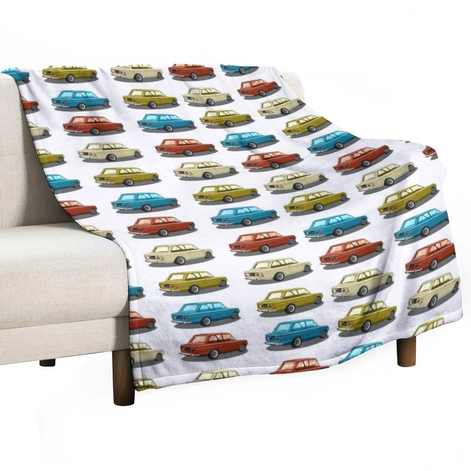 

Hillman Imp - Multicolour Throw Blanket Designers Stuffeds Bed Fashionable warm for winter Blankets