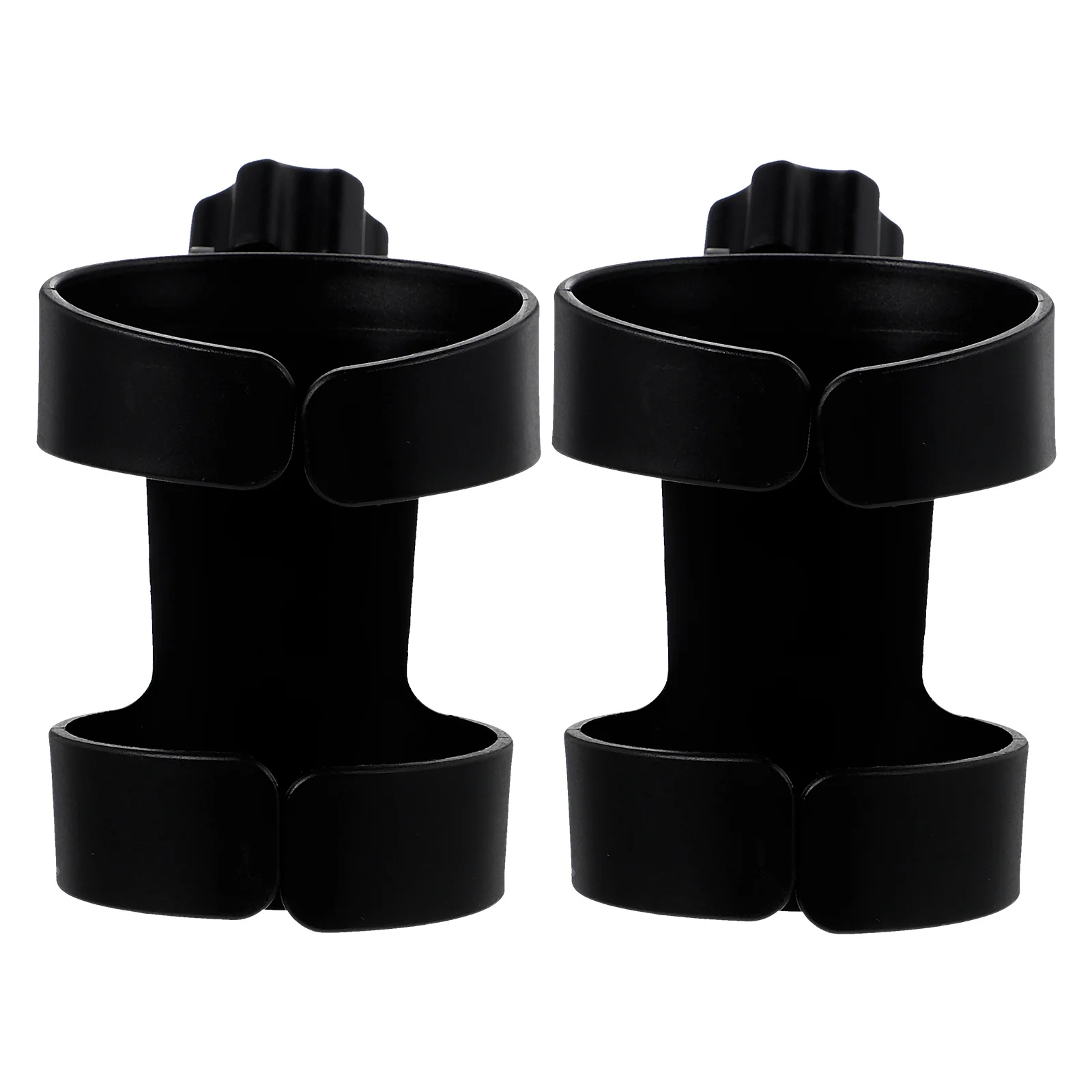

2Pcs Buggy Bottle Rack Stroller Cup Holder Strong Plastic Material No Sharp Edges Easy to Install Cart Water Bottle Holder