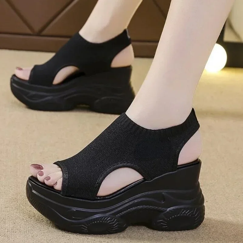

Fashion Women's Sandals Summer Platform Casual Shoes Designer Wedge Heel Sandals for Woman Comfort Walking Shoes Sandalias Mujer