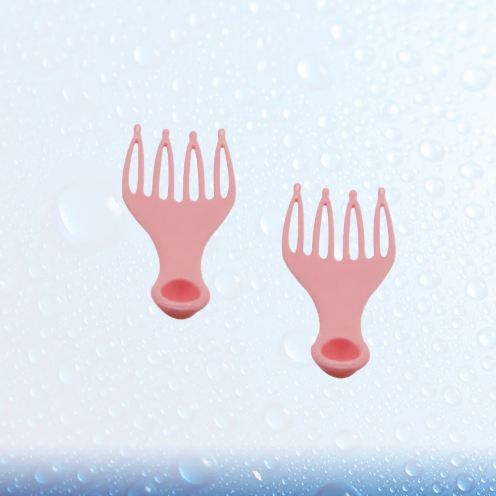 

2pcs Four Claws Massager Head Massage Claw Portable Manual Scratch Tool For Body Relaxation Stimulates Pink