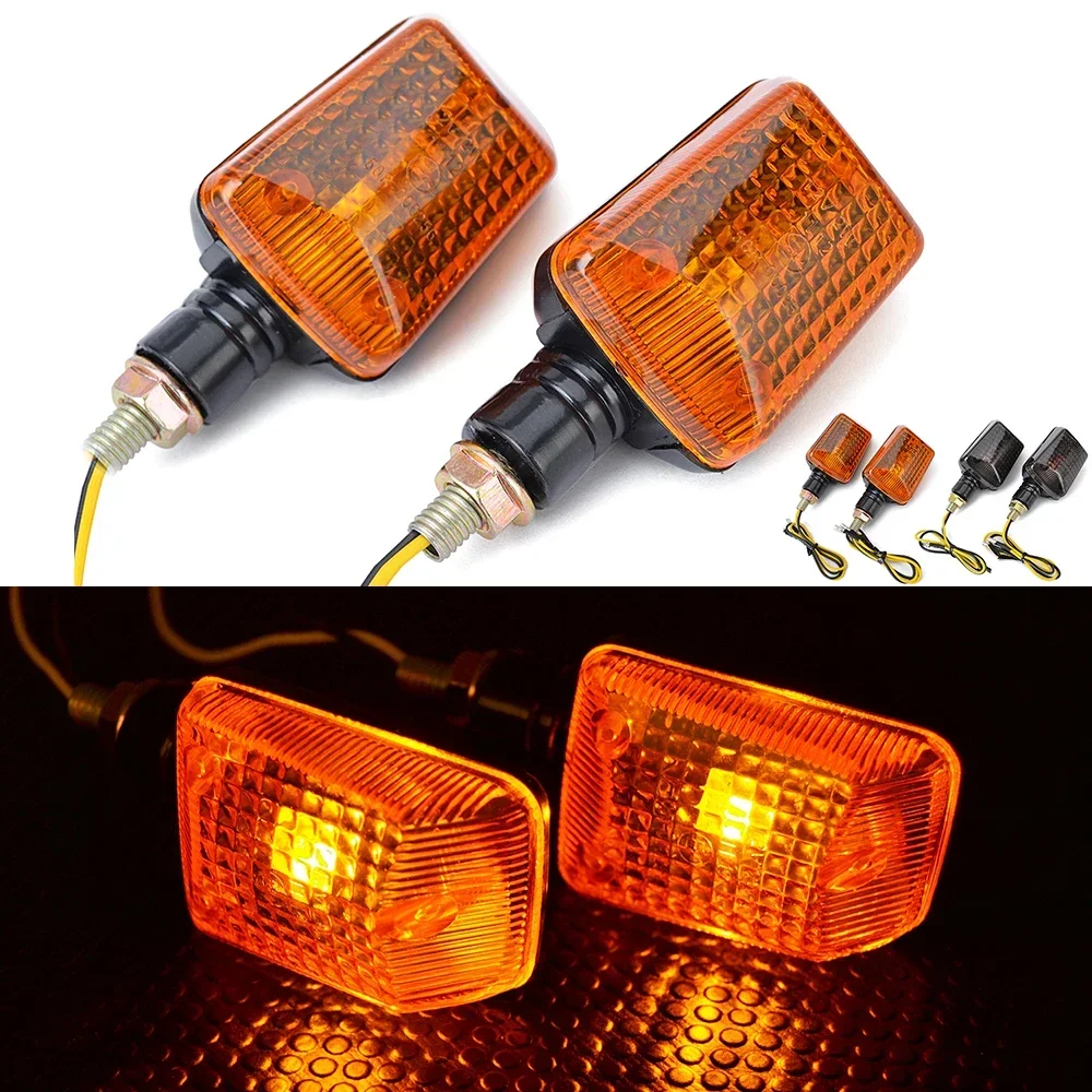 2 Pcs Motorcycle Indicator 12V Light Blinker Lamp Amber Turn Signal For most Honda, For Yamaha, For Suzuki For Kawasaki