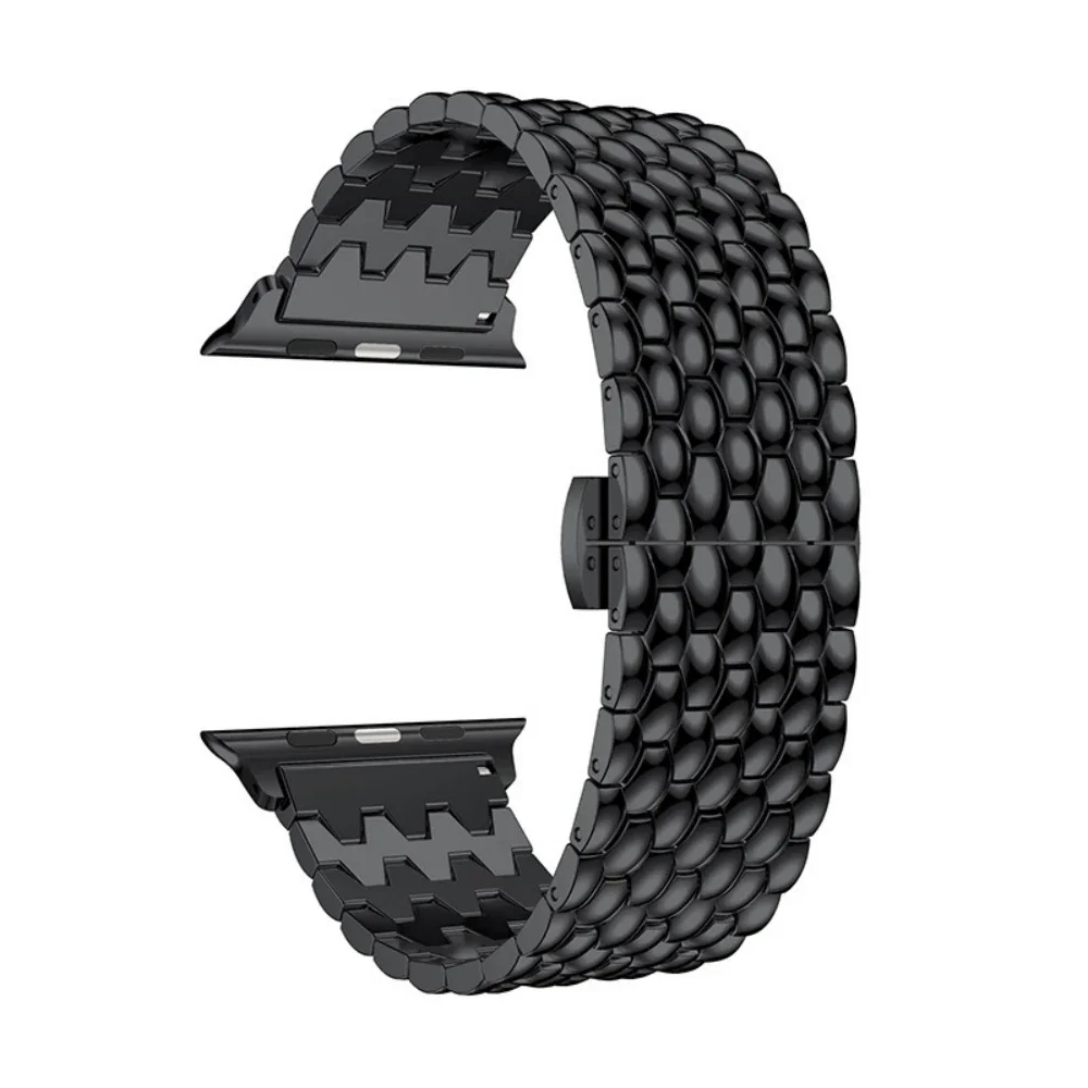 Stainless Steel Strap For Apple Watch 49mm 46mm 45mm 41mm 44mm 40mm 42mm Metal Band For iWatch Series 10 9 8 7 6 5 4 SE Bracelet