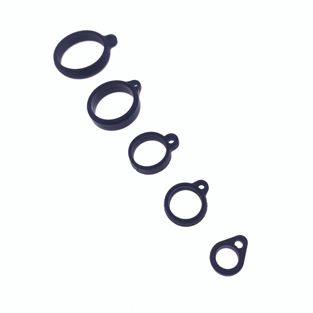 Rubber Ring Rope Pen Lanyard Holder Soft Hoop Anti-Lost Necklace Lanyards Ring Protect Small Household Appliance Accessories