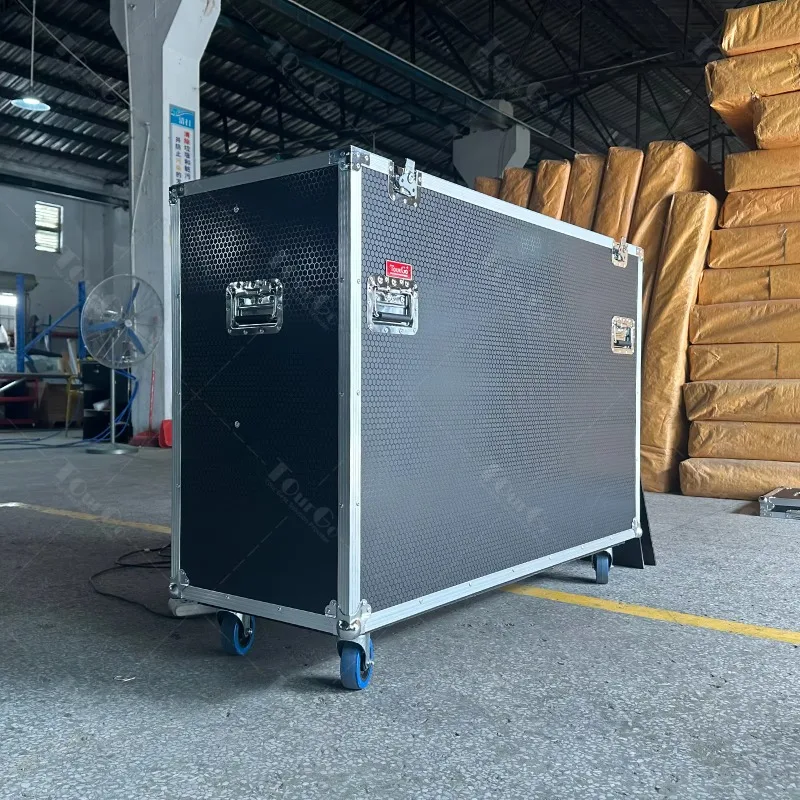 Universal Multimedia Lift LED TV Plasma Road Flight Case for 55'' Flat Screen LCD