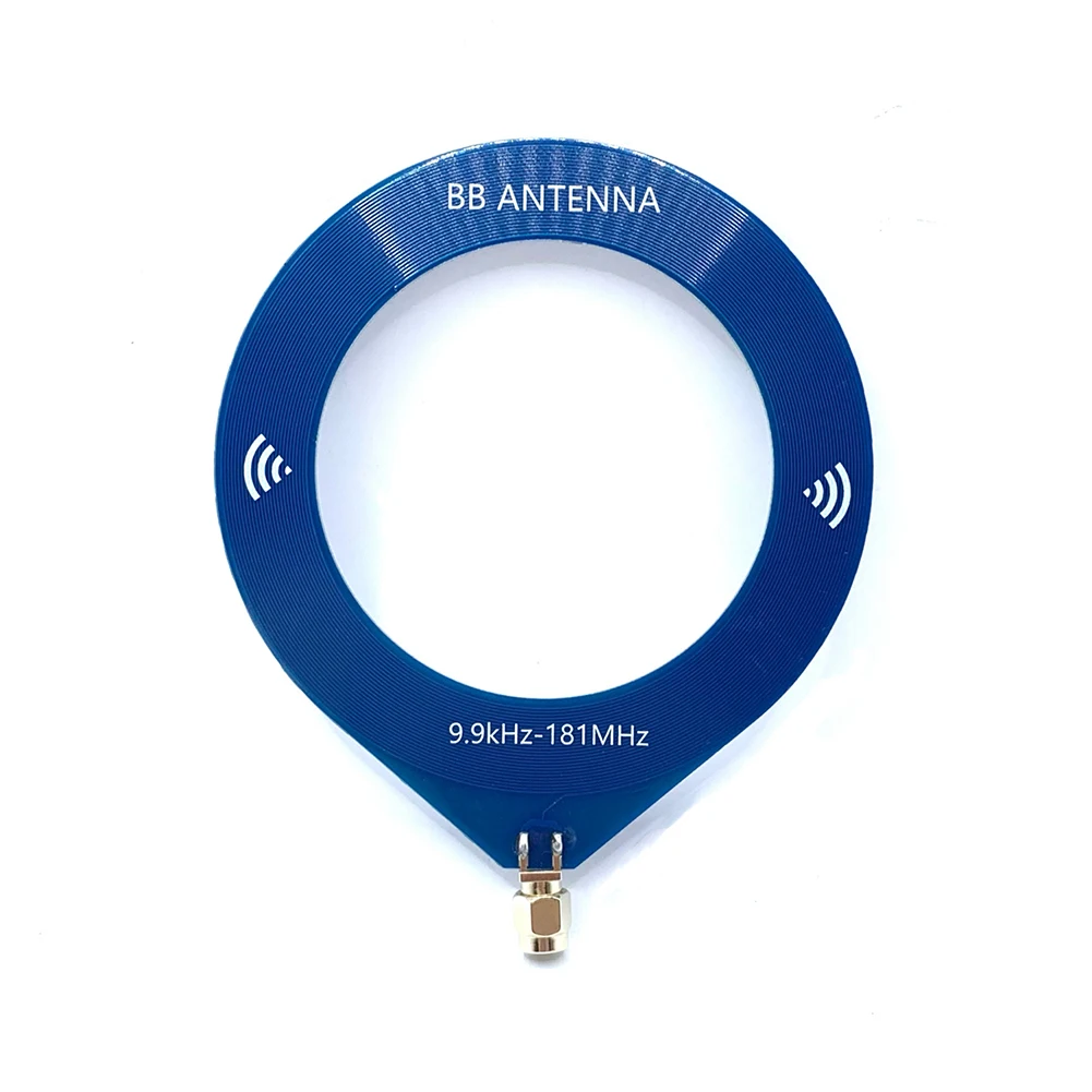 Small Ring BB Antenna 9.9khz-181mhz SMA Interface Mini Loop Antenna Portable Antenna for Malachite SDR Receiver TEF6686 Receiver