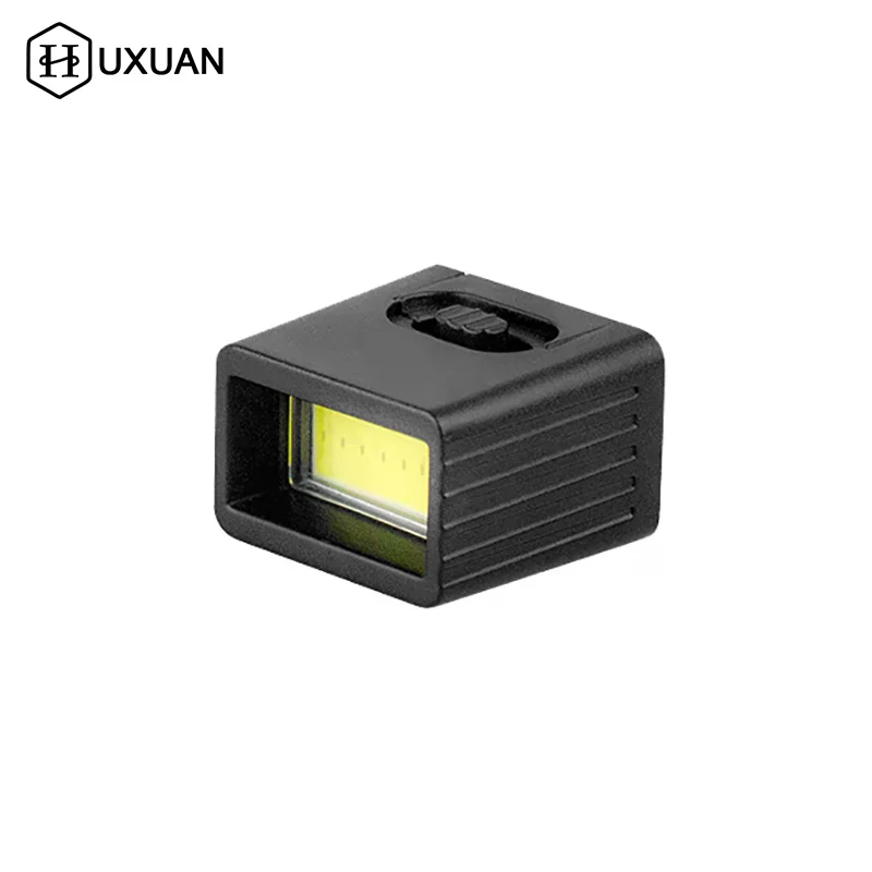 New Mini 9V Battery Flashlight LED Key Light 6F22 Battery COB Outdoor Lighting Work Light Battery Not Included