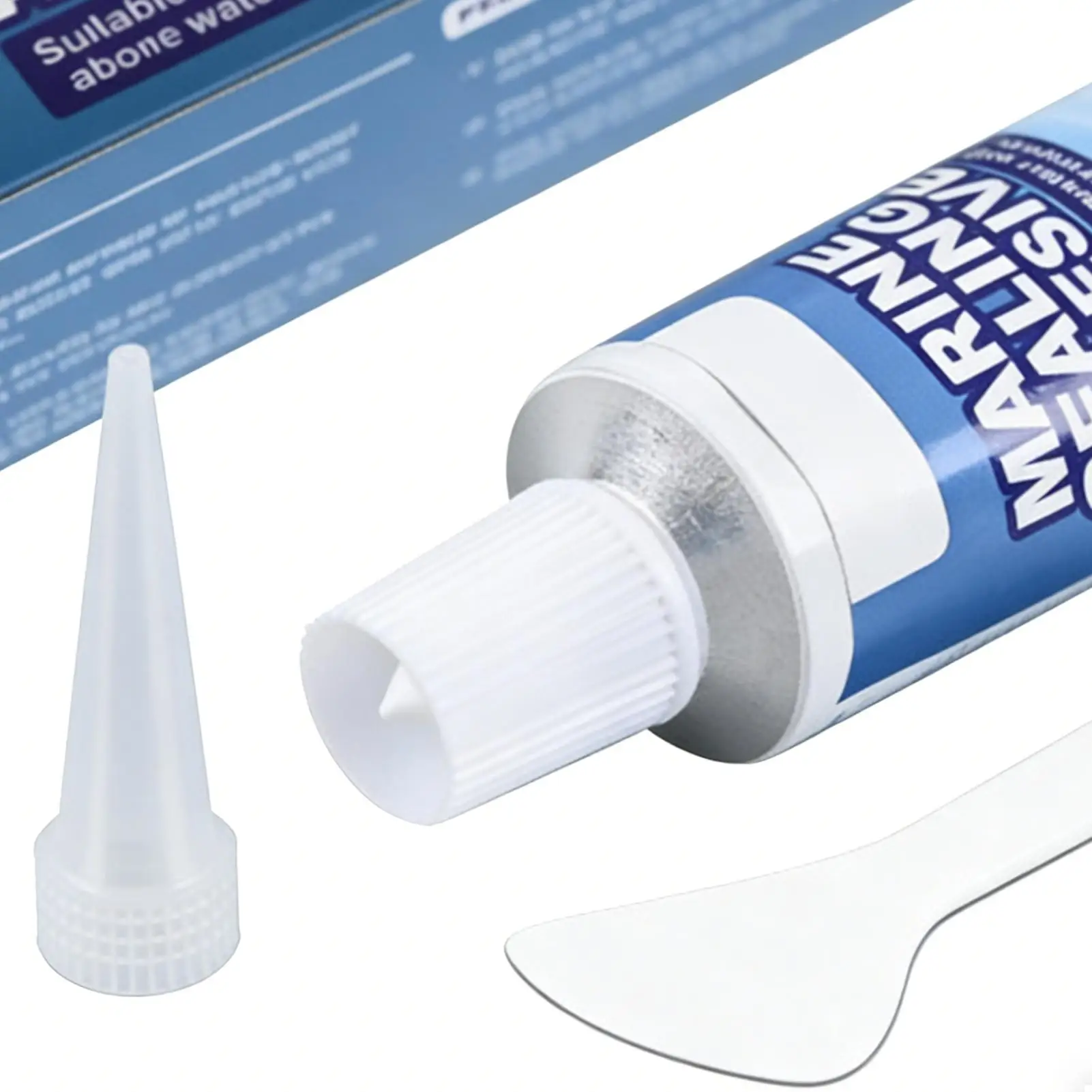 50ML/300ML lWaterproof Marine Adhesive Glue Fast Bonding Sealing for Boat Yacht Ship RV, Heavy Duty Outdoor Beach Repair