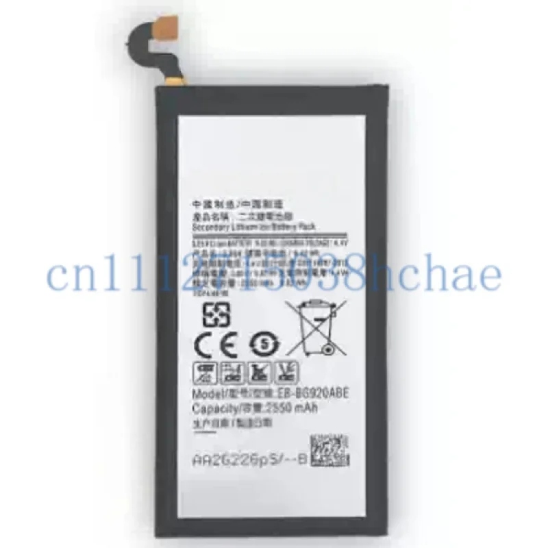 New large capacity mobile phone battery for Samsung Galaxy S6 EB-BG920ABE