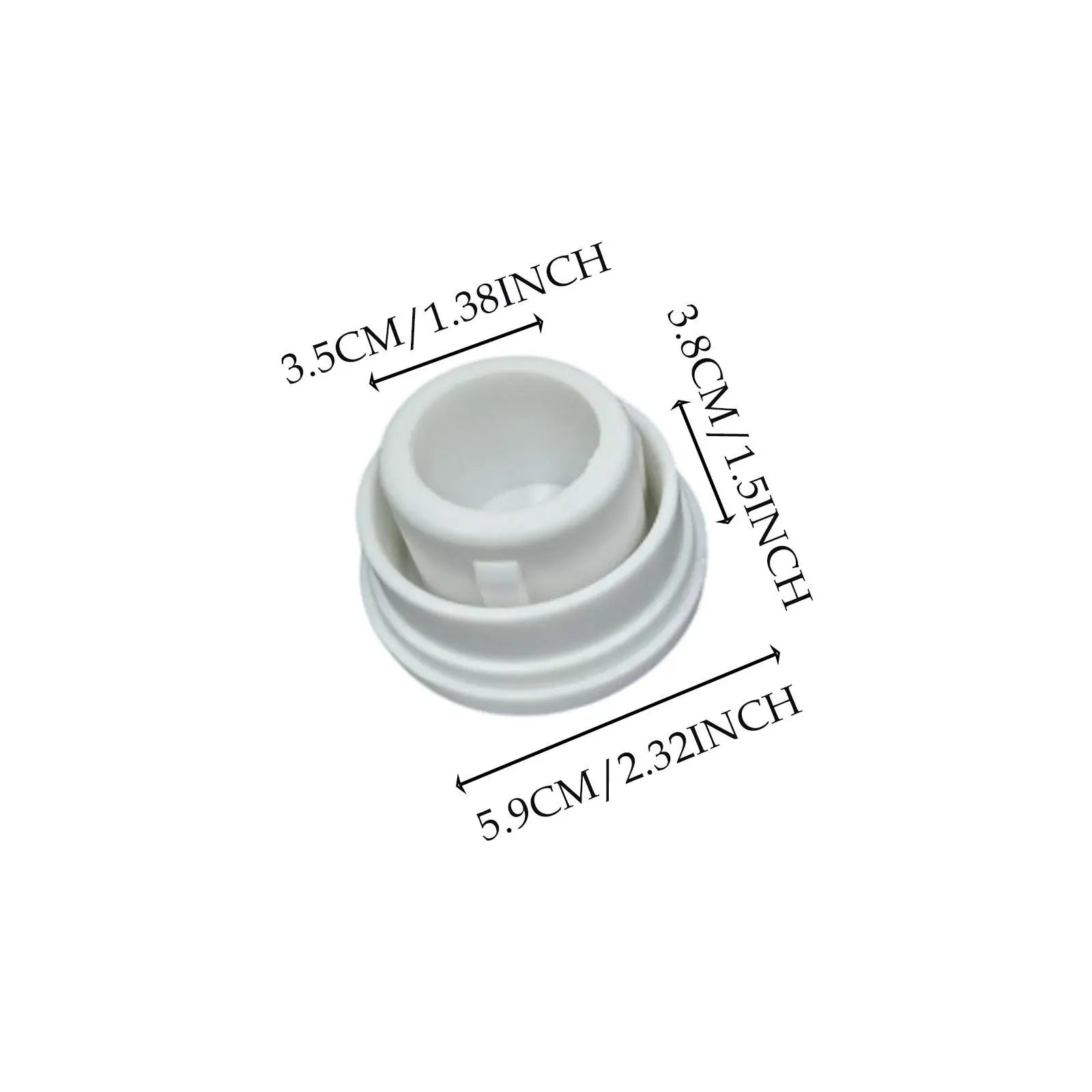 Pool Ladder Bumper Security Guard Easy to Install for Inground Pool End Cap