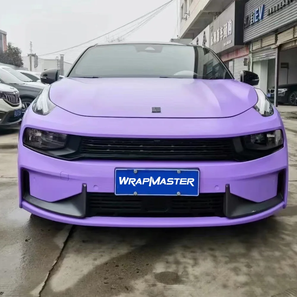 

Wrapmaster 5M/10M/18M High Level Auto Wraps Ultimate Flat Lavender Purple Vinyl Car Wrap Companies