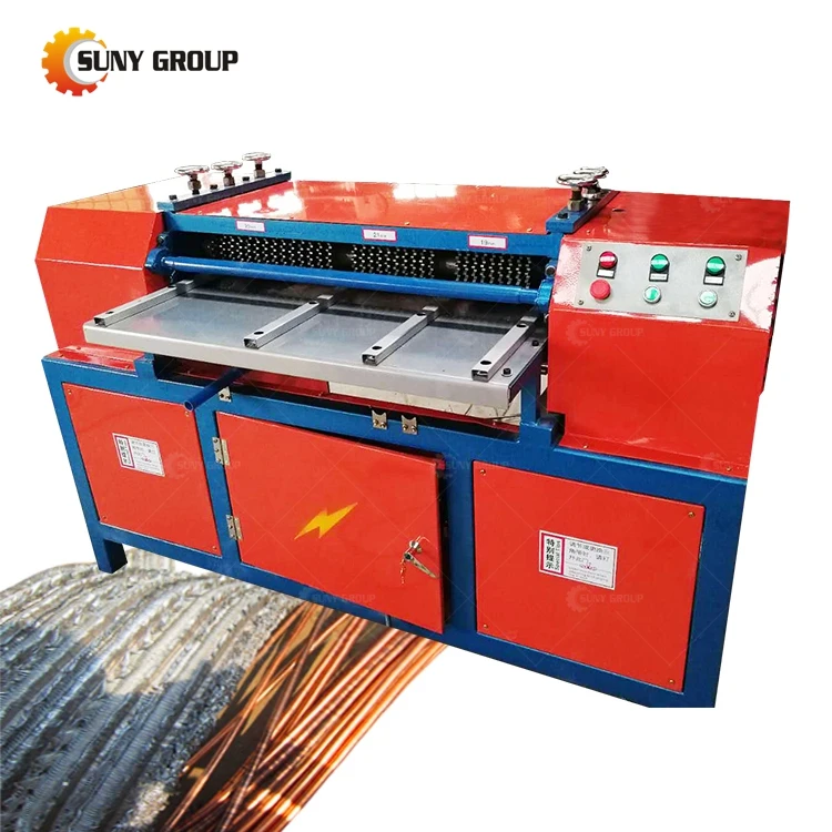 

Cheap Price AC Car Radiator Stripping Cutting Machine Pipe Separator Copper Aluminum Recycling Machine for Sale