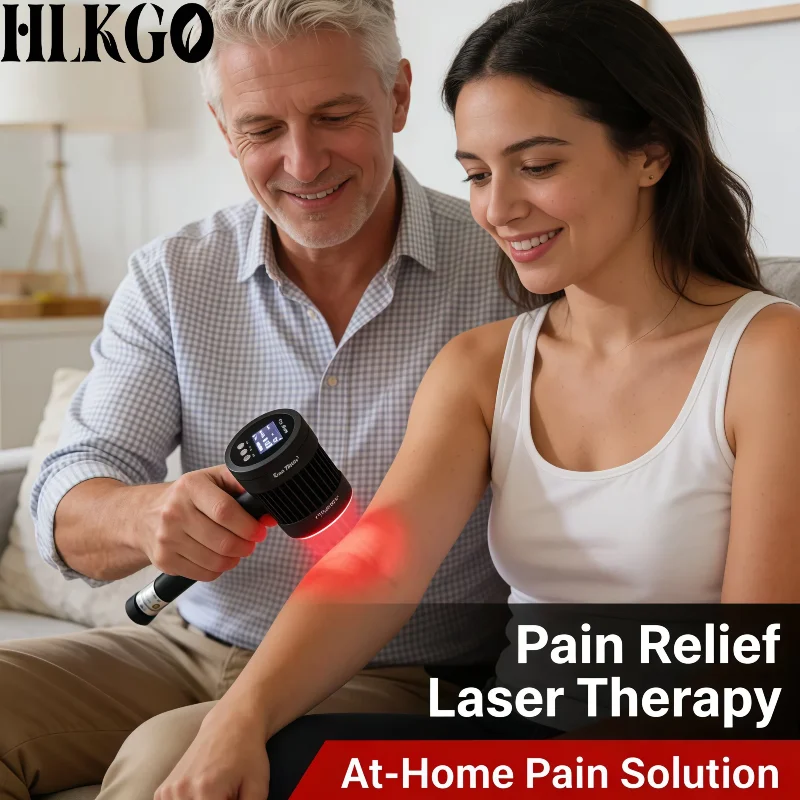 Professional Grade 1295mW 650nm 808nm Cold Laser LLLT Physiotherapy Device for Shoulder Pain Sprain Wound Healing