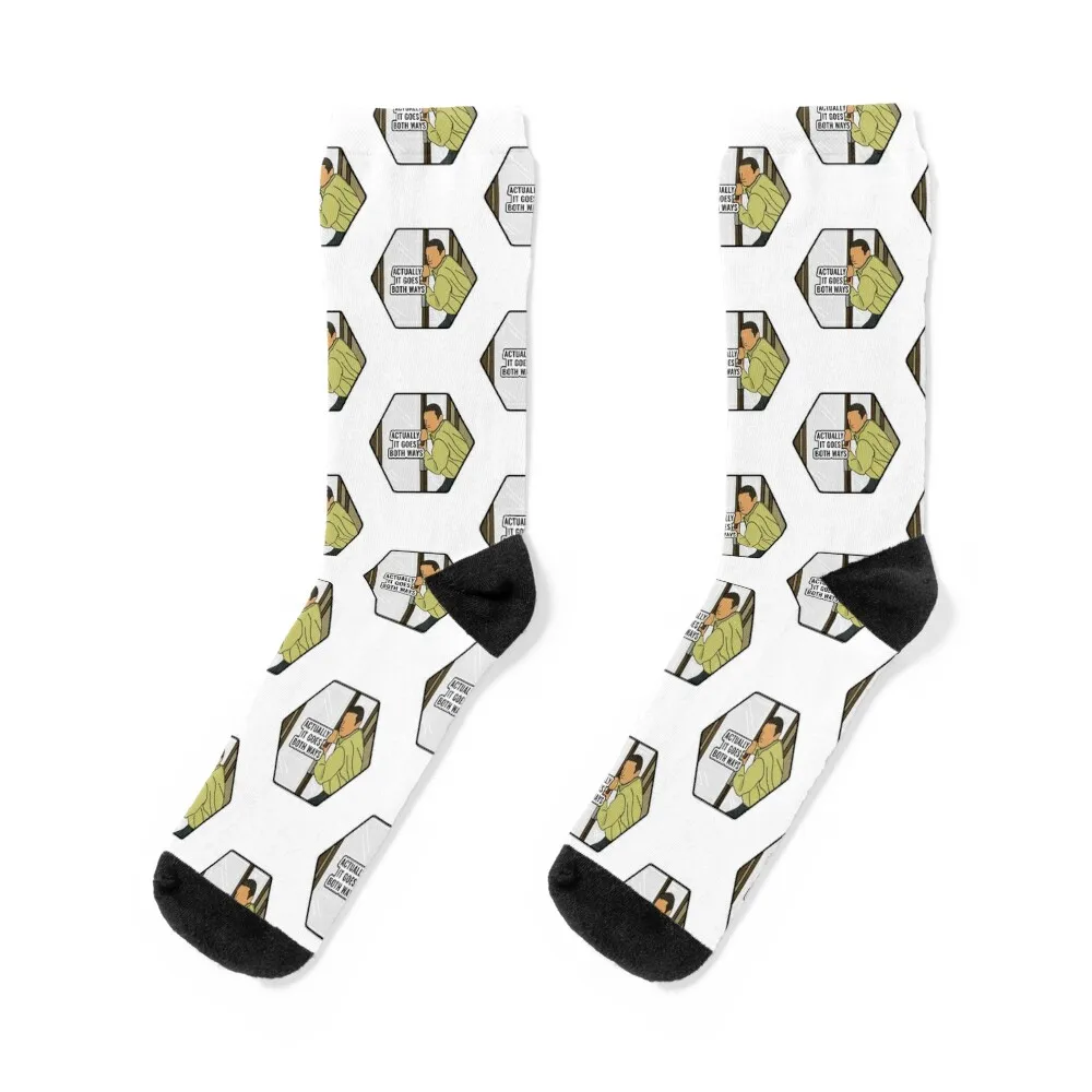 

Actually it goes both ways ITYSL Socks essential luxury funny gifts retro Luxury Woman Socks Men's