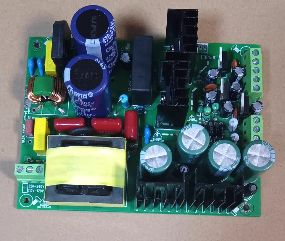 HiFi 500W LLC плата импульсного источника питания +/- DC30V/40V/50V/60V/70V для блока питания усилителя