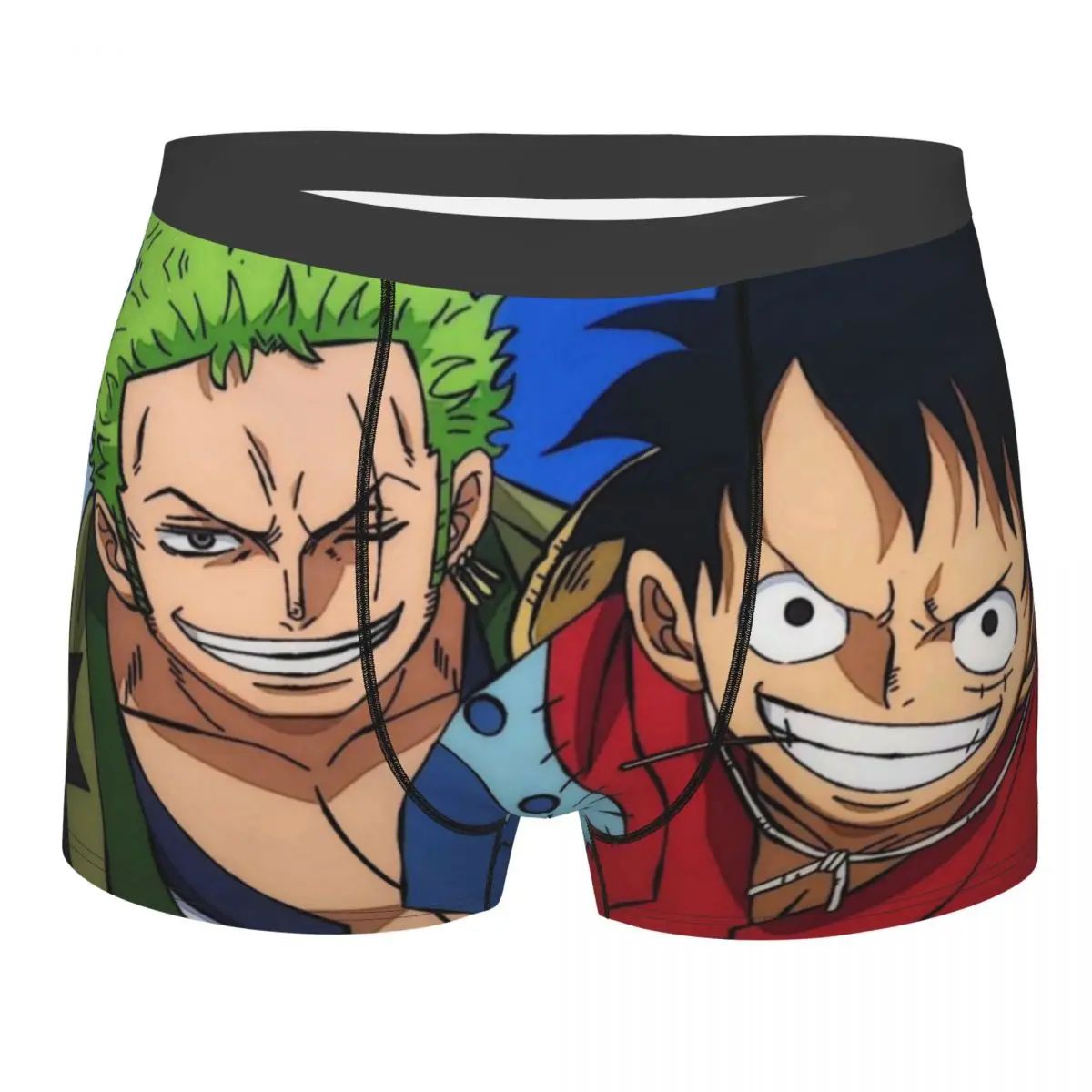 

Men Luffy Zoro Tony Chopper Anime Boxers Shorts Comfortable Underwear Underpants
