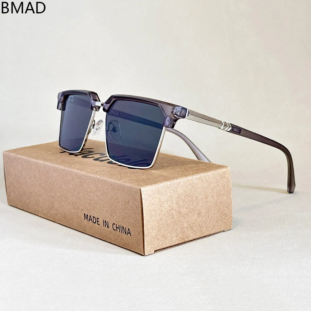 Fashion Vintage Sunglasses Square Outdoor Sunglasses For Men Vacation Sun Glasses Designer Oculos Sunscreen Lentes Dropshipping