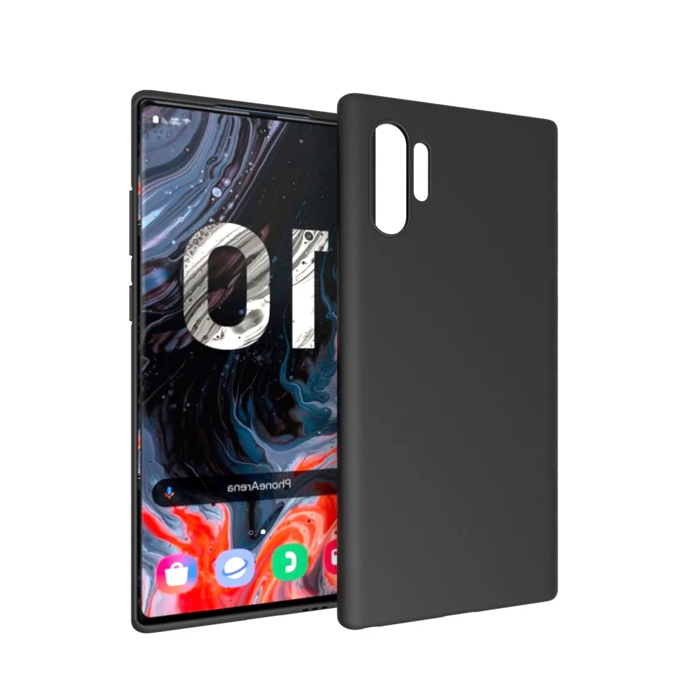 Für Samsung Note 10 plus ultra dünne Silikon matte Softcase für Samsung Galaxy Note 10 plus Note10 plus Cover Case