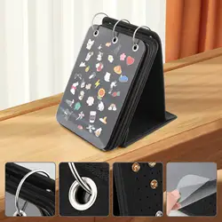 Pin Display Binder Stand Stable Portable Brooch Storage Display Stand for Desktop Women Countertop Dressing Table Birthday Gift
