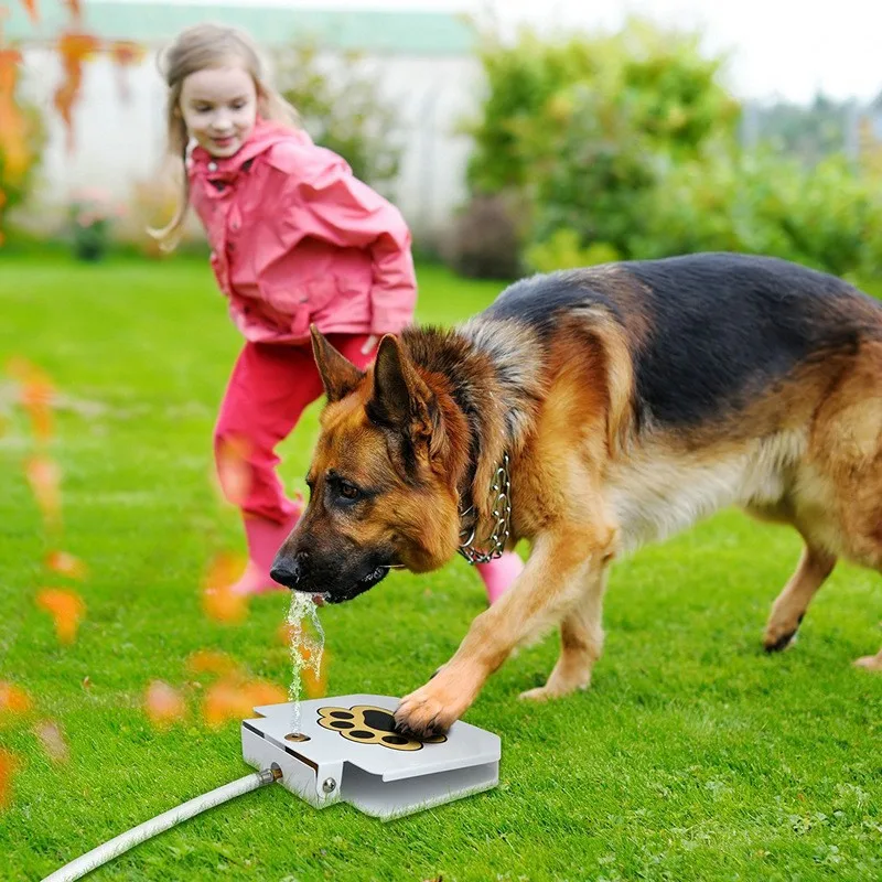Dispensador Automático  Agua para Mascotas con Pedal, Bebero Automático para Perros y Gatos