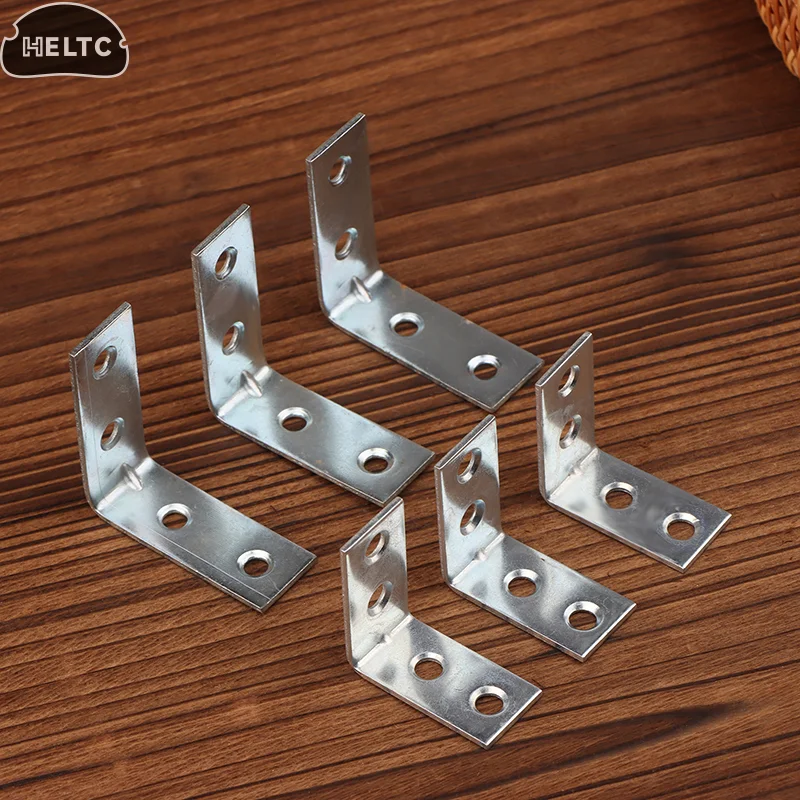 20 pçs em forma de l suportes de canto de metal chaves de canto gaveta prateleira suporte de parede fixação ângulo direito cantos cinta móveis ferragem