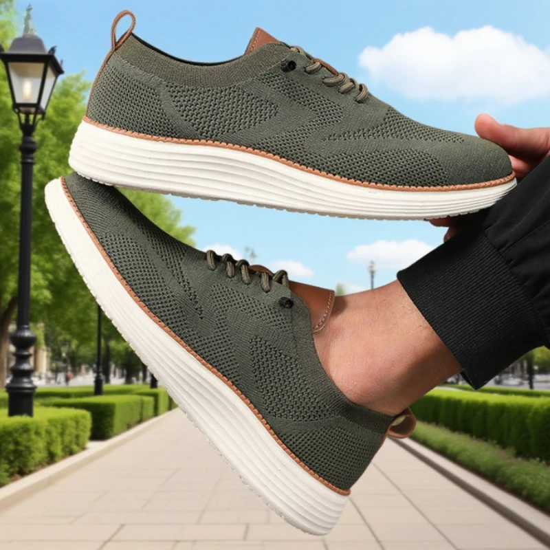 ผู้ชายรองเท้าลำลองระบายอากาศได - Men'S Shoes Navy Blue บทวิจารณ์และราคา