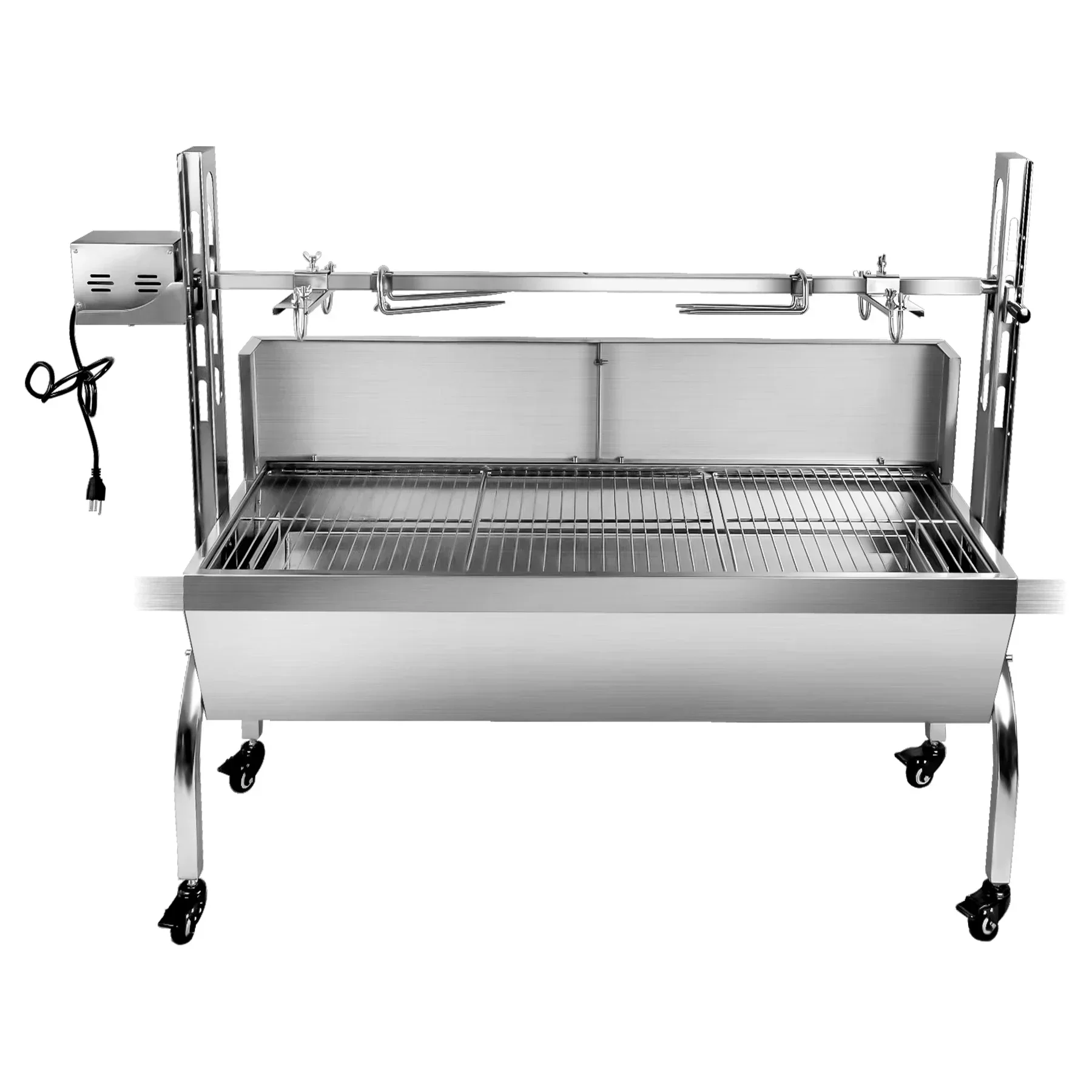 

Reusable Portable Cooking Accessories Stainless Steel Shish BBQ Tools Kebob Skewer Rack Set