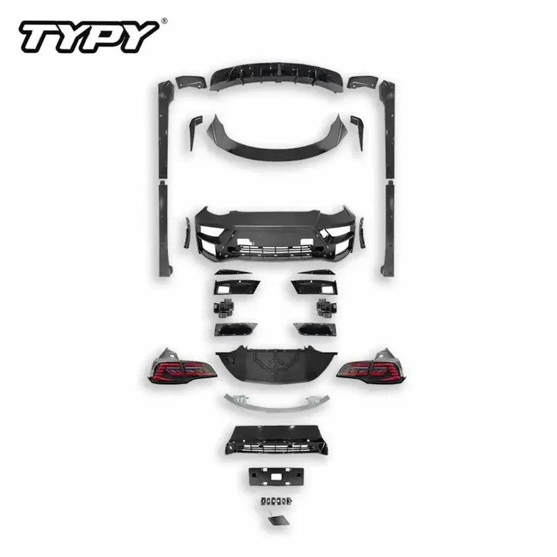 

Car Body Kit For Model 3 Front Bumper Rear Spoiler Sp Tailpiece Aerodynamic Components