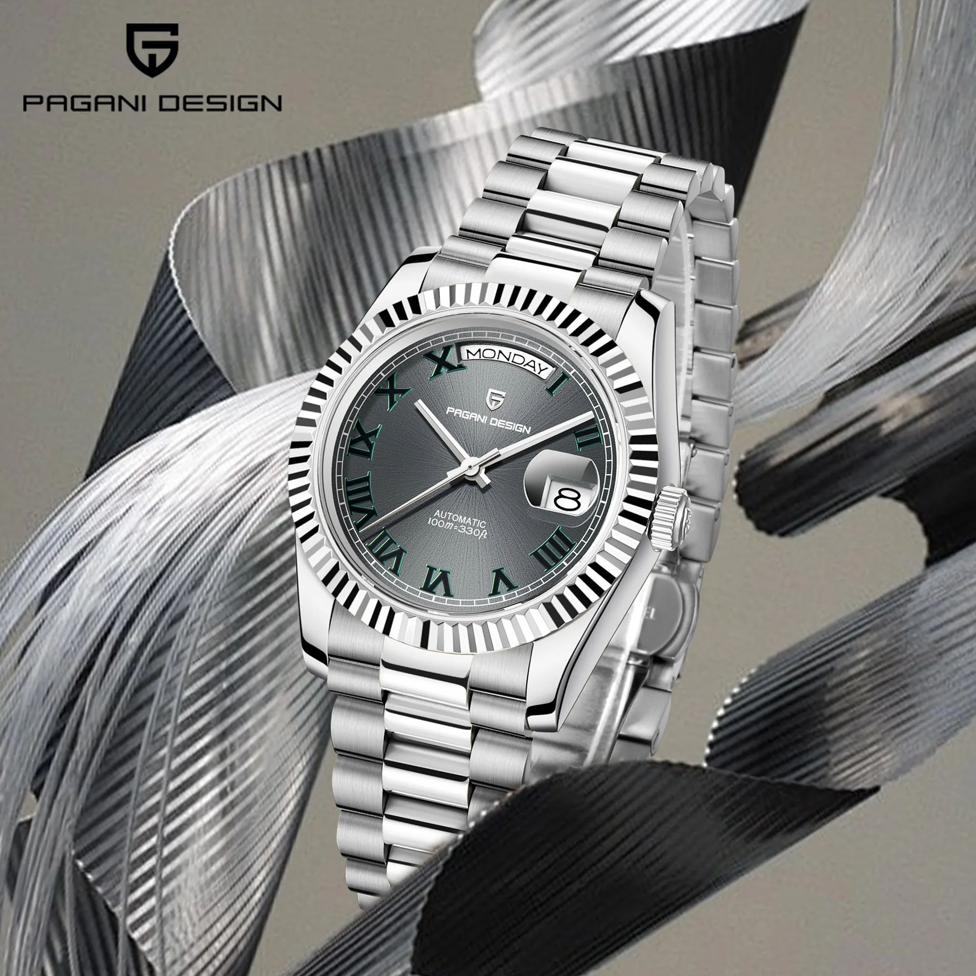 

2025 New PAGANI DESIGN Men's Watches Japan NH36A Mechanical Watch Automatic Watch For Men Sapphire Mirror Waterproof Clocks Gift