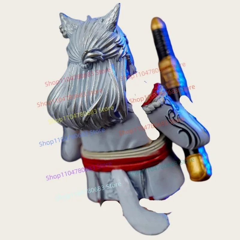 MOC Building Blocks Mini Figure Silver Wolf Armor Set with Accessories Trendy Collectible Display Toy Holiday Gift