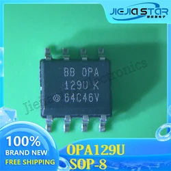 Puce IC d'amplificateur opérationnel SOP8, OPA129U, OPA129UK, OPA129UB, 100% tout neuf, authentique, livraison gratuite, électronique, 3 pièces