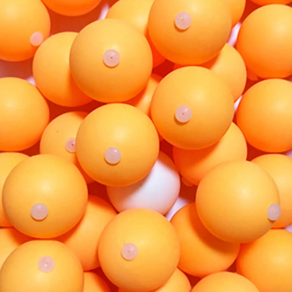 30pcs Table Tennis Balls With Silicone Plugs For Precise Pong Training Punched Balls With Holes For Enhanced Performance Ball