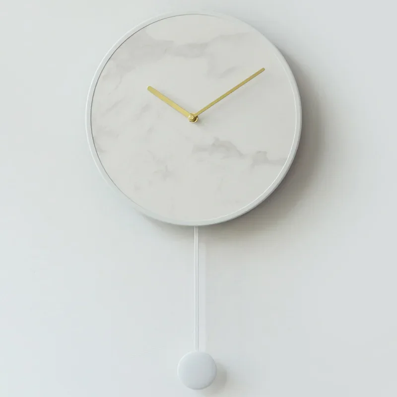 Living Room Accessories Wall Clock Retro Kitchen Round Modern Wall Clock Clockwork Industrial Dekor Zimmer Bedroom Decoration