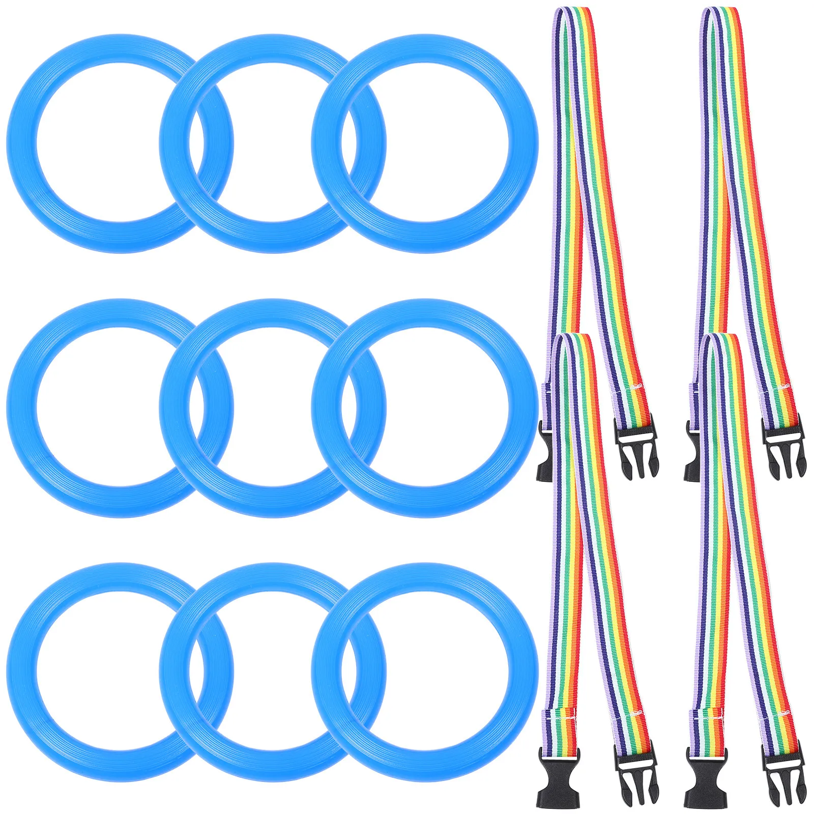 

12Pcs Anti-Lost Safety Walking Rope for Kids with Handles Bright Colorful Child Leash Toddlers Outdoor Organizer