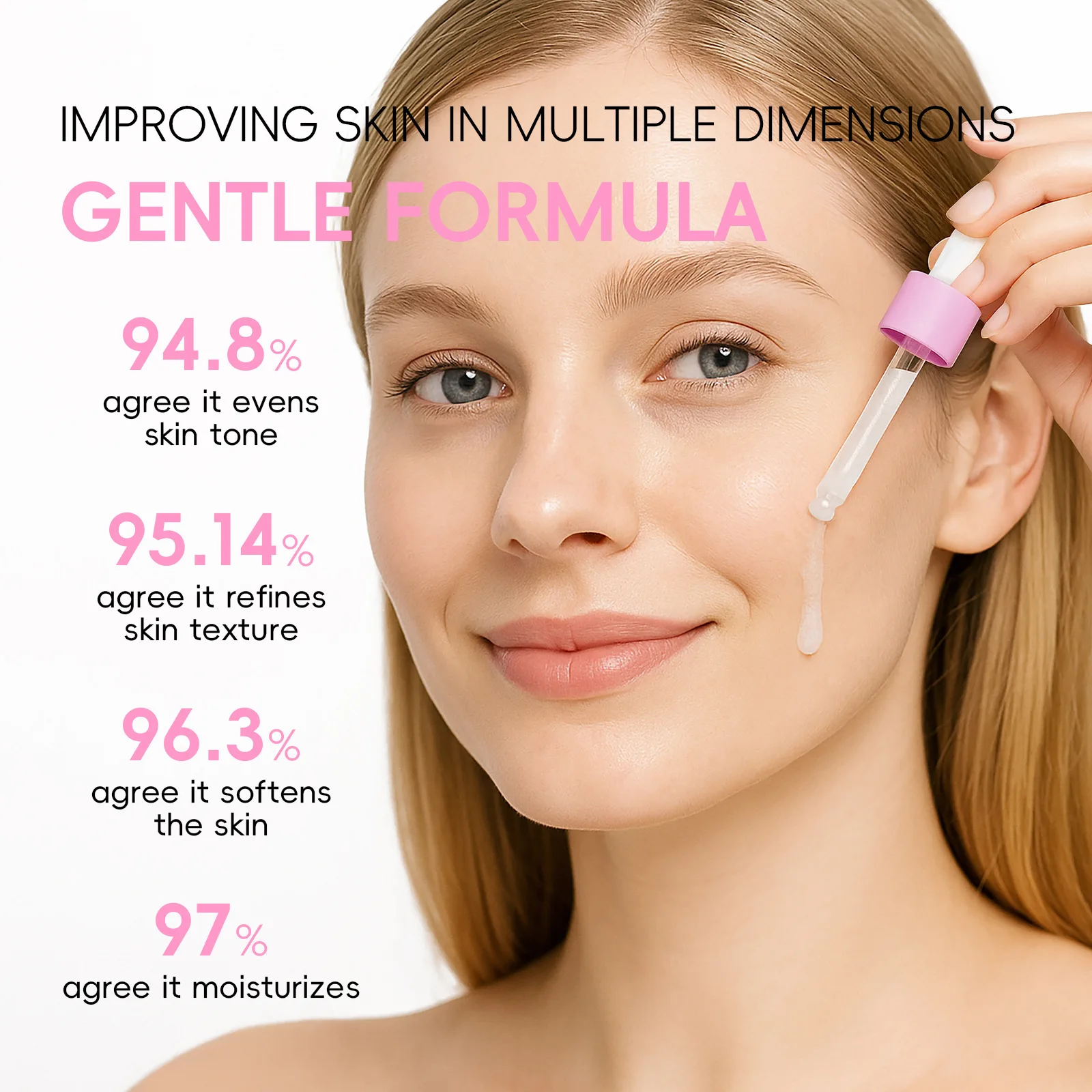 

LAIKOU Anti Aging Face Serum 17ml, 5 in 1 Vitamin C Glutathione Hyaluronic Acid Ferulic Acid Collagen, Brightening Firming Serum